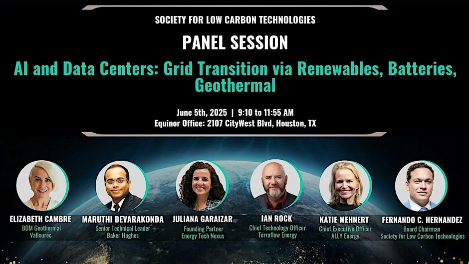 AI and Data Centers Grid Transition via Renewables Batteries, Geothermal 2025