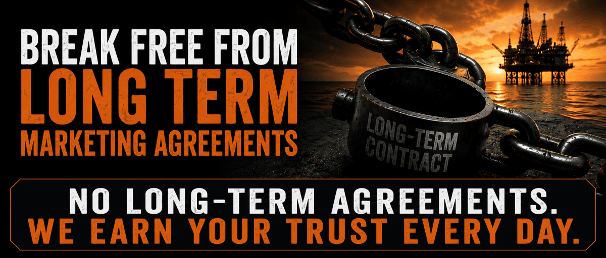 Best Marketing agency for Oil and Gas with no long term contracts